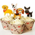 thumbnail image 2 of 24 Pics et Emballages pour Cupcakes de Chien - Red Fox Tail, 2 of 3