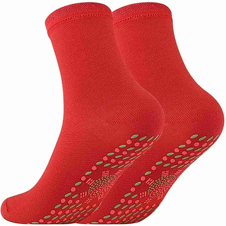 

YDKZYMD Wonmens Mid Crew Socks Heated Ankel High Compression Socks