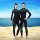 thumbnail image 3 of HETSUITS AISLAMIENTO AISLAMIENTO PROFESIONES PROFESIONES PROFESIONES Tela cómoda Tela de tres capas engrosada Mantenga el traje de surf caliente Mujer gris L 3mm Inevent OD017112-22, 3 of 6