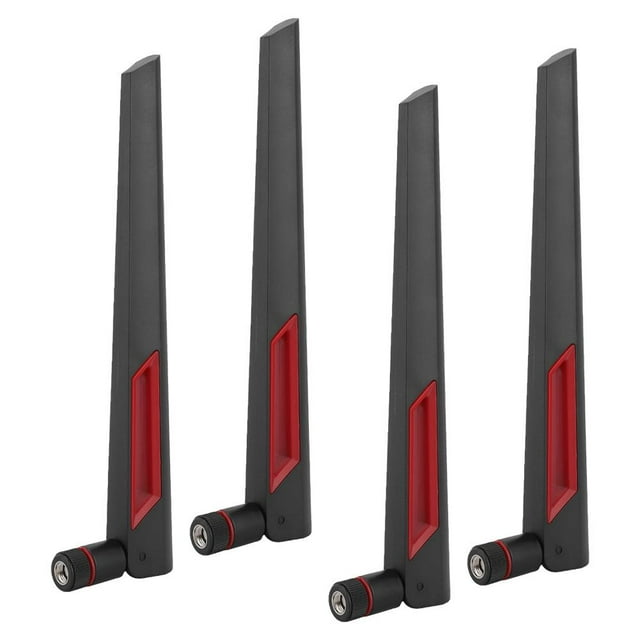 Pour Asus Antenne de Routeur Sans Fil 8 dBi avec Interface Rp-Sma, Prise en Charge du Spectre 2,4 GHz-5 GHz (4 Pcs), Antenne, Antenne de Routeur