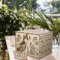 thumbnail image 2 of Wedding Reception Card Collecting Box Hollow Wooden Box Exquisite Wedding Card Gift Box, 2 of 8
