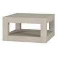 thumbnail image 2 of Evelyn&Zoe Minimalist Easy Assembly MDF Coffee Table, Alder White, 2 of 8