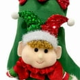 thumbnail image 7 of Christmas Stockings 18 Inch Large Christmas Stockings for Gifts for Boy & Girl Perfect Xmas Decor for Home and Christmas Parties Green/ Christmas Elf Large Socks Decoration Sn2411A, 7 of 7