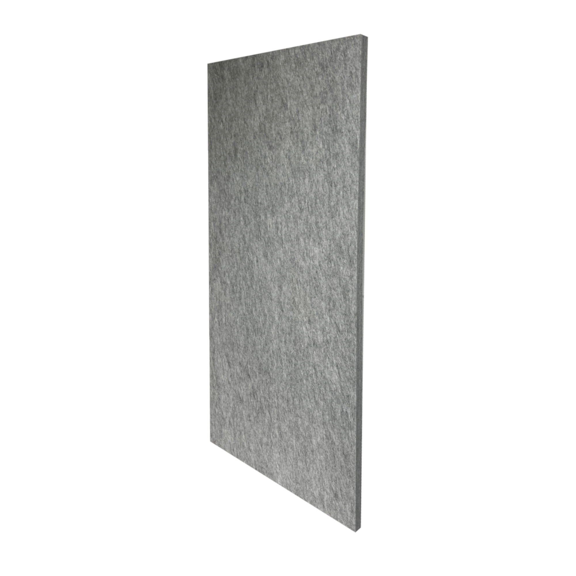 ATS Acoustics PET Acoustic Panel, Polyester, Water Resistant, 24" x 48" x 1" (Smoke)