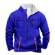 thumbnail image 3 of Ceisia Warm Windproof Men's Loose Fit Stand-Collar Fleece Jacket with Multi-Pockets Gift, 3 of 4