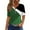 #11,Green, variant on Clothes Womens Tops Long Sleeve Shirts Spring Fall Casual Colorblock Round-Neck Stitching Contrast Color T-shirt Blouse