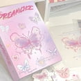 thumbnail image 2 of Butterfly Loose Leaf Shell Star Chasing Album Postcards Organizer A5 Photo Card Holder Photo Album Photo Card Binder Photo Card Collect Book 01-1PC SHELL PROTECT COVER, 2 of 7