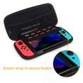 thumbnail image 4 of Fintie Carry Case for Nintendo Switch, Portable Traveler Storage Carrying Bag Pouch Protective Cover for Nintendo Switch Console Joy-Con, with 10 Game Card Slots and Inner Pocket, Dont Touch, 4 of 5