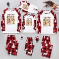 thumbnail image 2 of Penkiiy Christmas Pajamas for Family Matching Pjs Set, Red Plaid Reindeer Holiday Xmas Pajamas for Women Men Kids Red XL, 2 of 6