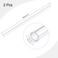 thumbnail image 2 of Unique Bargains Tube Rond en Acrylique Rigide Transparent 8mm ID x 12mm OD x 305mm Lot de 2, 2 of 6