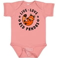thumbnail image 3 of Inktastic Live Love Red Pandas Boys or Girls Baby Bodysuit, 3 of 5