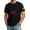 Black, variant on Men’s Short Sleeve Crew Neck T-Shirt with Printed American Flag and 250 Years Graphic Design Casual Fit White 4XL