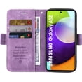 thumbnail image 2 of Samsung Galaxy S21 FE 5G Wallet Case,PU Leather Folio Kickstand Card Slots Cover for Galaxy S21 FE 5G,Book Folding Flip Case,Protective Cover for Samsung Galaxy S21 FE 5G,Purple, 2 of 14