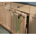 thumbnail image 5 of iDesign Marcel Steel Over Cabinet Dish Towel Bar, 9.7 in x 2.4 in x 5.6 in, Bronze, 5 of 5