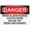 Warning Sign 2, variant on Metal Sign, Danger Sign - HAZARDOUS WASTE STORAGE FLAMMABLE NO SMOKING, Waterproof, Fade and Scratch Resistant, safety signs, equipment Warning signs, etc