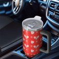 thumbnail image 6 of Christmas 40oz Tumbler– Stainless Steel Insulated Tumbler with Handle and Straw, Large Capacity Travel Cup for Hot & Cold Drinks, 6 of 7
