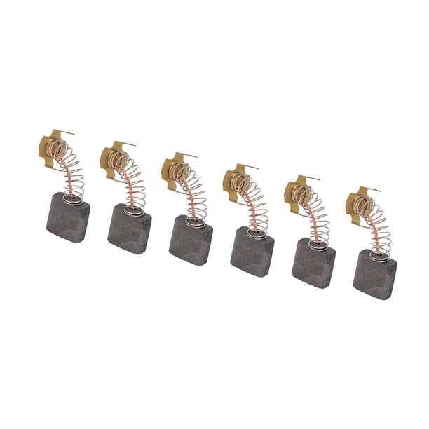 Escobilla de carbón para motor, 20 piezas, repuesto de escobillas de carbón, herramienta eléctrica, escobilla de carbón de alta capacidad