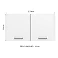 thumbnail image 3 of Gabinete Superior Almacenamiento Garaje Madesa 120cm MB, 3 of 5