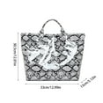 thumbnail image 5 of Women's Handbag with Modern Print Large Capacity Top Handle Bags for Everyday Use Travel Shopping Bag, 5 of 21