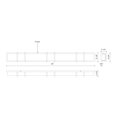 thumbnail image 2 of Kuzco Lighting Vl61650 Alberni 50" Wide Led Bath Bar - Chrome, 2 of 2