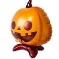 thumbnail image 4 of Miniglobos de calabaza de pie para Halloween, decoración de fiesta de Halloween, 4D, fantasma, 1 unidad, 4 of 4