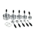 thumbnail image 2 of Measuring Cups 10 Pieces Stainless Steel Measuring Cups And Spoons With Silicone Handle Grip Kitchen M, 2 of 8