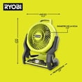 thumbnail image 4 of Ventilador RYOBI Hybrid WHISPER SERIES 7.5 18V ONE+, 4 of 9