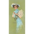 thumbnail image 2 of James D. Alfred 9x14 Black Ornate Wood Framed Double Matted Museum Art Print Titled: In Daisy Time (1907), 2 of 5