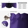 thumbnail image 6 of Tie Up Valance Curtain for Kitchen, Rod Pocket Short Curtains Adjustable Tie-Up Shade Valances, Window Treatment for Bathroom Living Room Bedroom, 6 of 9