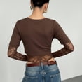 thumbnail image 4 of Wowcloth Women's Crop Top, Chic Solid Color, Slim Fit Short Sleeve for Daily Wear, 4 of 7