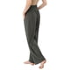 thumbnail image 4 of Lucakuins - Pantalones de pierna ancha para mujer, de verano, atléticos, de yoga, informales, de color sólido, de cintura alta, sueltos Lucakuins moda, 4 of 9