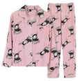 thumbnail image 2 of uublik Pants Pajama Set for Women Long Sleeve Button Down Sleepwear Nightwear Soft Pjs Lounge Sets, 2 of 3