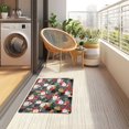 thumbnail image 4 of Yayeee Doormat for Inside 20"x32" Absorbent Low-Profile Washable Non-Slip Rubber Backed Entryway Rug, Black Lucky Cat, 4 of 8