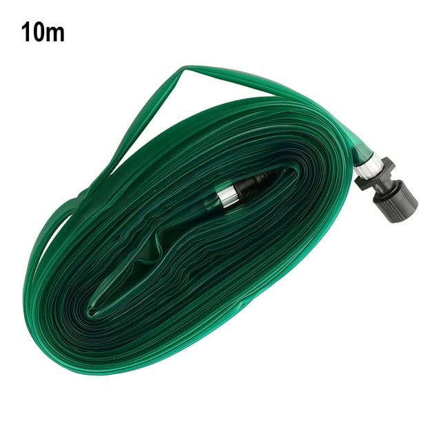 PVC Flat Sprinkler Soaker Hose for Garden Flowers Beds Vegetable Shrub Tree Yard