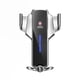 thumbnail image 2 of Cargador inalámbrico rápido de 15W y soporte para teléfono - Clip de ventilación con sujeción automática, giro de 360° para iPhone y Android, 2 of 8