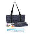 thumbnail image 4 of Mah Jongg Direct Blue & Silver MJ Designer Logo Soft Replacement Case, includes two matching wraps and a bonus bag, (Replacement Soft Case Only - tiles, trays, racks and pushers not included), 4 of 4