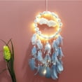 thumbnail image 3 of Faithtur Decorative Pendants, Cloud Feathers Dreamcatcher Hanging Decorations, 3 of 4