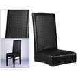thumbnail image 3 of PU Dining Room Chair Cover Wedding Kitchen Decorative Protector Universal Size black, 3 of 7