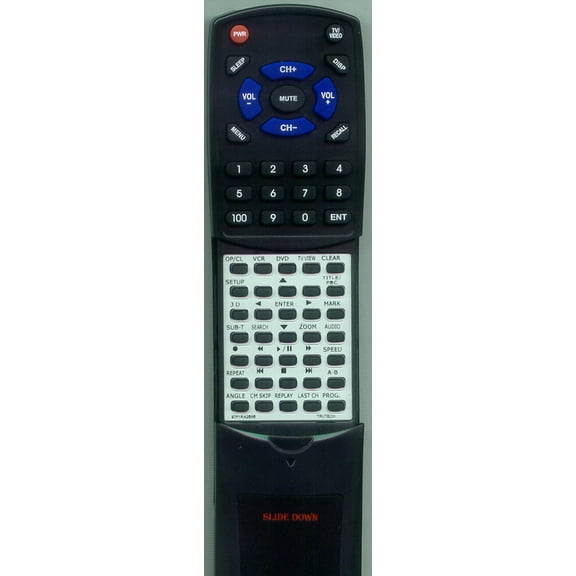 Replacement Remote for TRUTECH 97P1RA2BA5, RT97P1RA2BA5, DV4TS05