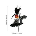 thumbnail image 3 of HOARBOEG Halloween Black Maple Leaf Branches Spooky Floral Arrangement, Realistic Dead Branch Cuttings for Horror Home Decor, Haunted House Party, and Cemetery Themed Displays, 3 of 6