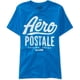 thumbnail image 1 of Aeropostale - Camiseta con adornos de fieltro Aero Original para hombre, azul, grande Aeropostale Camiseta adornada, 1 of 1