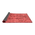 thumbnail image 2 of Ahgly Company Indoor Round Oriental Red Industrial Area Rugs, 7' Round, 2 of 4