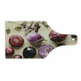 thumbnail image 1 of Natural Color Cutting Board, Healthy Food Above Vista Photo of Fresh Vegetables and Figs, Decorative Tempered Glass Cutting and Serving Board, in 3 Sizes, by Ambesonne, 1 of 2