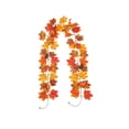 thumbnail image 6 of Artificial Fall Maple Leaf Garland, 68.9 Inch Flexible Autumn Vine with Pumpkin & Berries, Seasonal Mantel & Table Decor by XSAOP, 6 of 6
