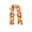 D, variant on Fall Pumpkin Maple Leaf Hanging Vine, 69in Flexible Plastic Garland, Halloween Thanksgiving Wall Fence Decor