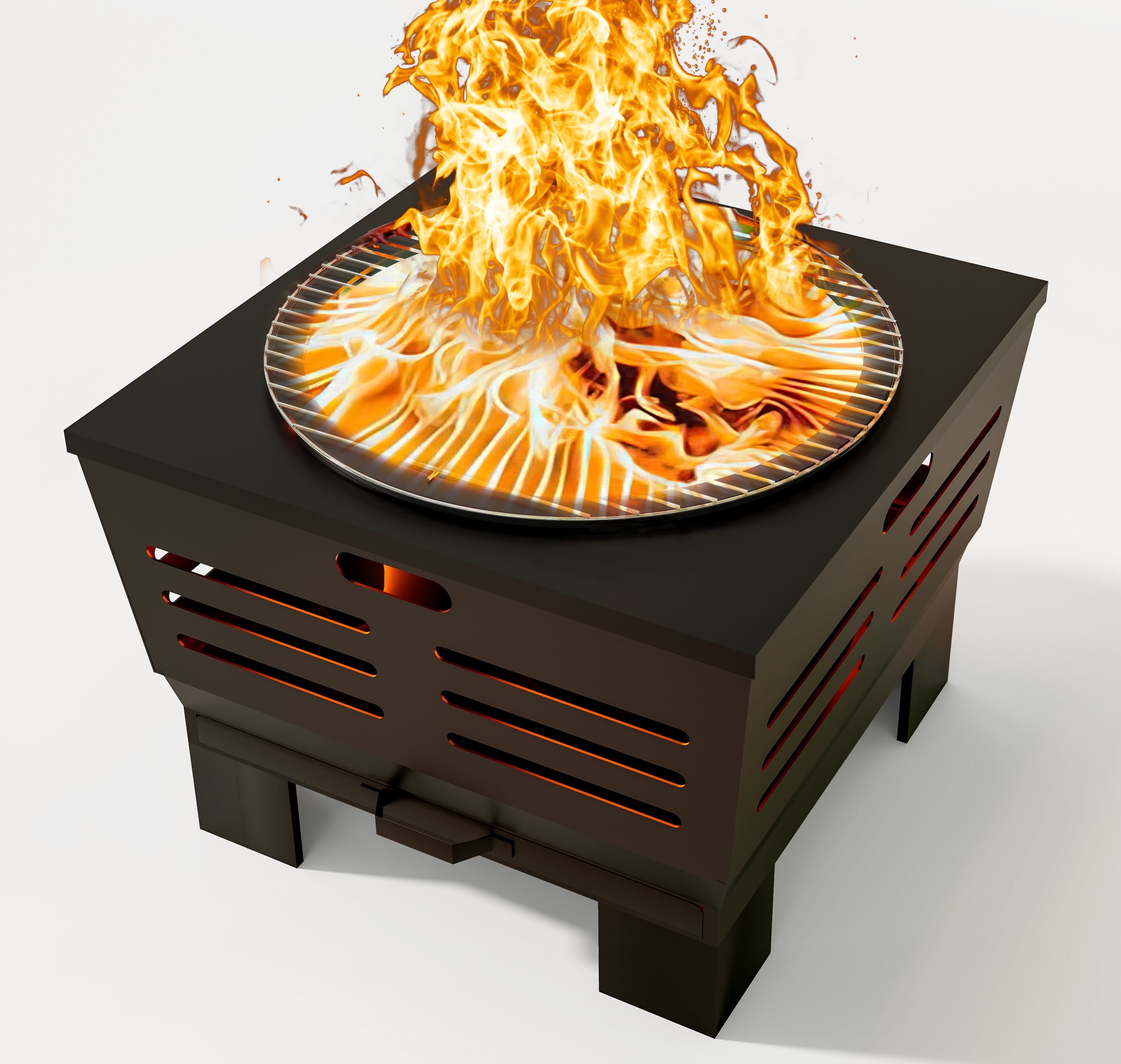 KingSo 22 inch Wood Burning Fire Pit for Camping Picnic