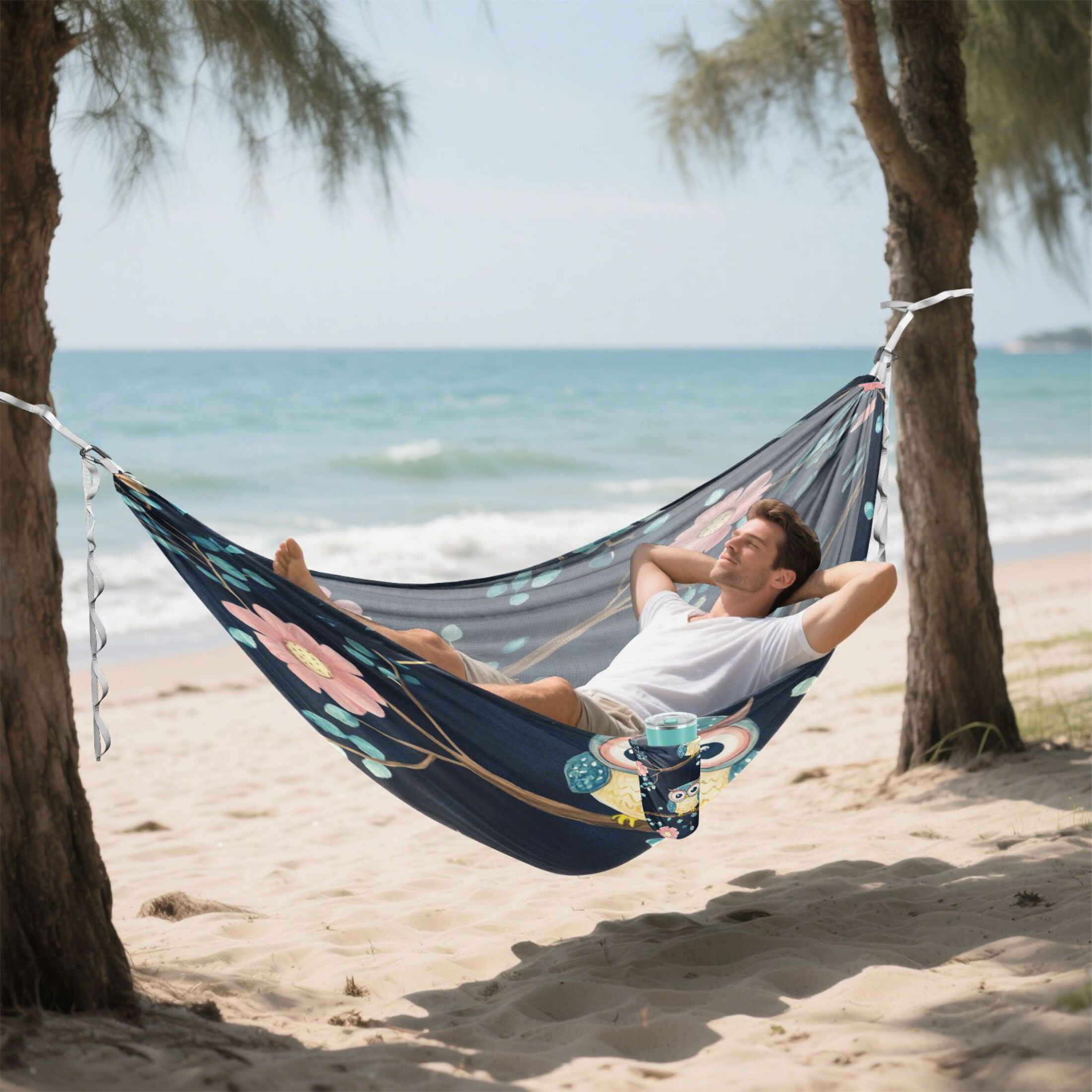 Hammock Camping Hammock Nylon Portable Hammock Travel Camping Hammock Cute Cartoon Owl