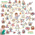 thumbnail image 3 of Palos magnéticos COUOMOXA STEM 110 unidades para niños de 3 a 12 años, 3 of 6