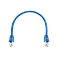 thumbnail image 4 of Monoprice Cat6A Ethernet Patch Cable - 1 Feet - Blue | Snagless RJ45, Stranded, 550Mhz, STP, Pure Bare Copper Wire, 10G,26AWG, 4 of 6