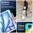 thumbnail image 5 of Heavy Duty Shockproof Case for iPad Air 11 2026,Anti drop silicone+PC Layer Protective Case 360 ° Rotating Square Handle Stand With Shoulder Strap,Colorful,For iPad Air 11 2026, 5 of 8